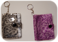 Business Card Holder - Rosey Pattern