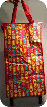 Sandle Flip Flop Print Rolling/Roll-Up Bag