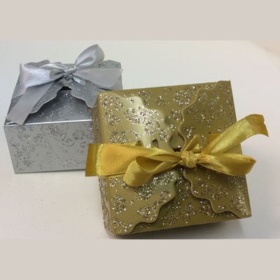 Sparkling Satin Bow Box