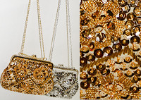 Sequins and Beads Evening Bag