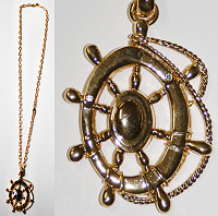 Necklace Golden Nautical