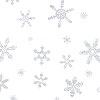 Silver Snowflakes Cellophane Roll 24 x 100