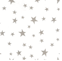 Silver Stars 7 x 18 inch Cellophane Bags
