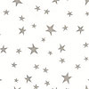 Silver Stars 7 x 18 inch Cellophane Bags