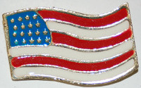 Pin Simple American Flag