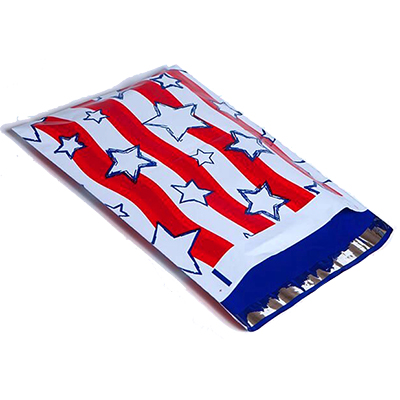 Stars and Stripes Poly Mailers 10x13
