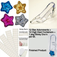 Star Adornments + High Heel Containers + Sticky Doos