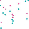 Teal and Pink Square Confetti Cello Roll 24 x 50