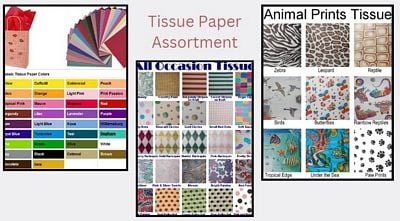 tissue paper assortment