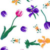 Tulips and Iris's Cellophane Roll 30 x 100