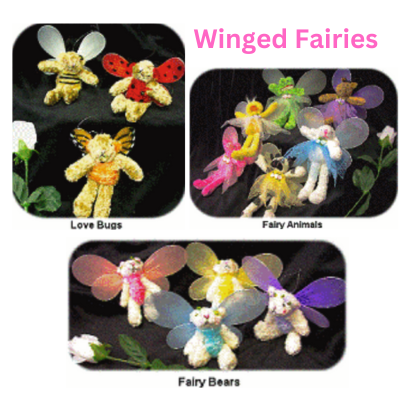 Plush Fairies & Animals 12 pack