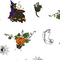 Halloween Witches Brew Cellophane Roll 24 x 100